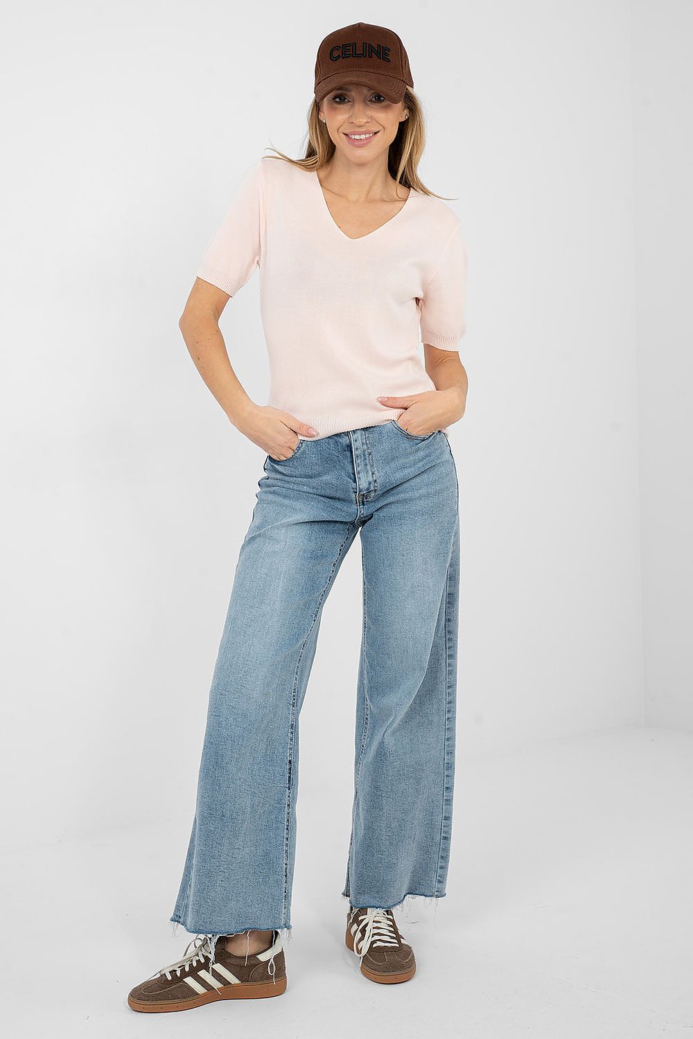  Short sleeve sweater model 223998 Factory Price 