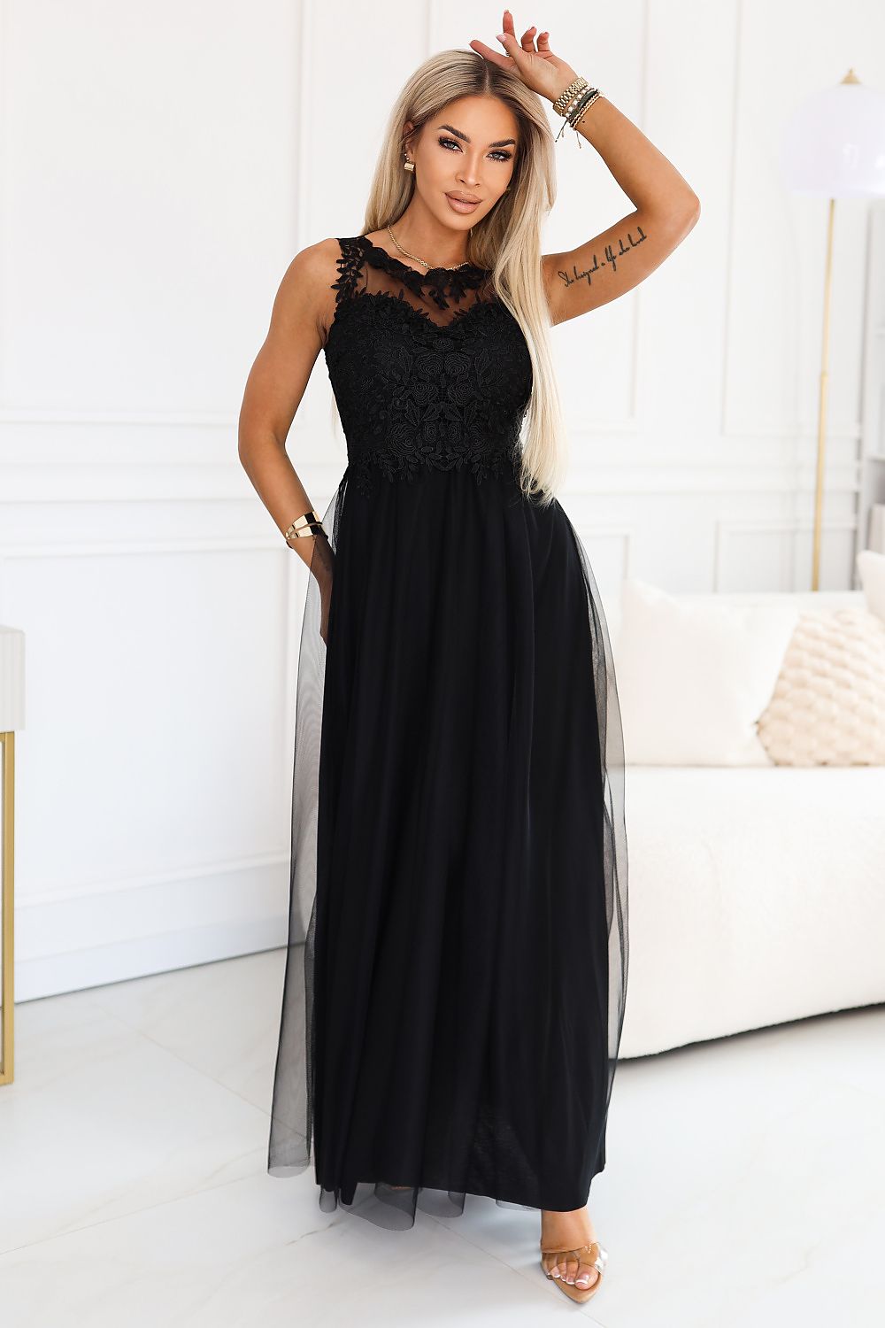  Long dress model 227716 Numoco 