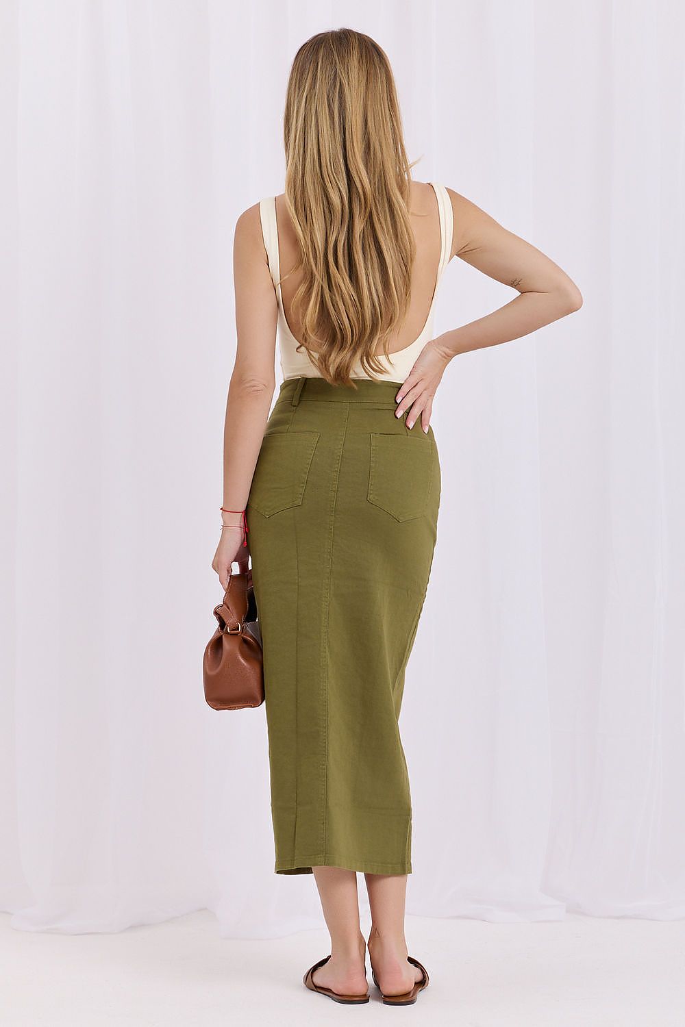 denim skirt model 228029 Factory Price 