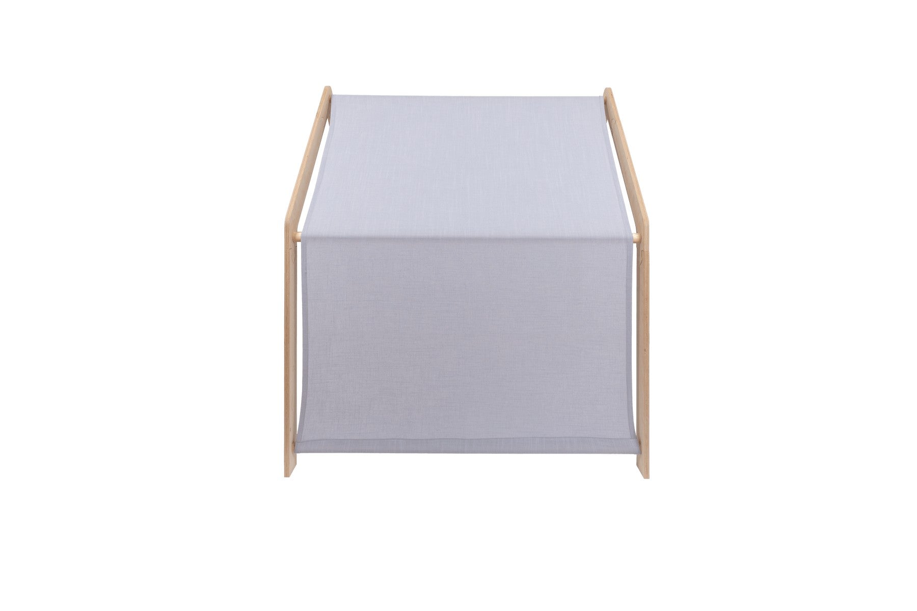 MeowBaby® Natural Wooden House for Kids - Blue Roof